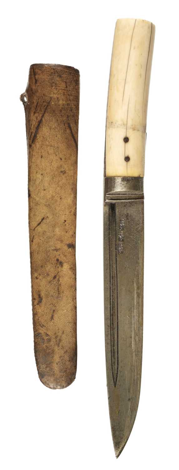 Lot 352 - Dagger. A 19th century Eskimo (Inuit) dagger