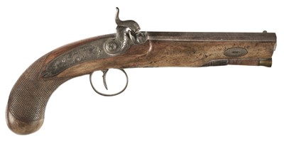 Lot 318 - Pistol. A Victorian percussion overcoat pistol by Southall