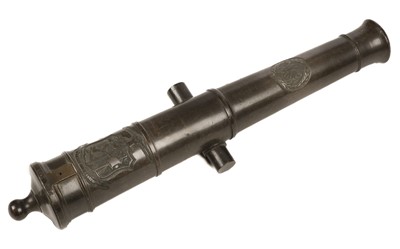 Lot 298 - Cannon. A Victorian bronze signal cannon