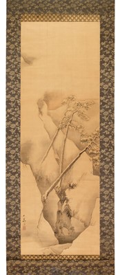 Lot 246 - Japanese School. Mountain Tree, early-mid 20th century