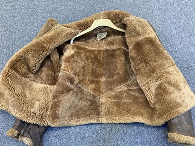 Lot 185 - Flying Jacket. A WWII RAF Irvin brown leather flying jacket