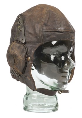 Lot 188 - Flying Helmet. A WWII Battle of Britain period B Type flying helmet - Boylan