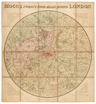 Lot 141 - London. A collection of 21 folding maps, 19th and early 20th century
