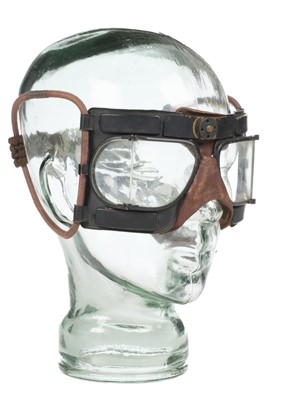 Lot 164 - Flying Goggles. A pair of WWII Battle of Britain period Mk IV flying goggles