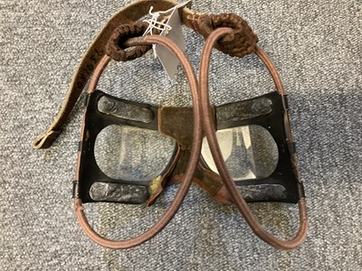 Lot 164 - Flying Goggles. A pair of WWII Battle of Britain period Mk IV flying goggles