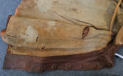 Lot 207 - Royal Flying Corps. A WWI RFC brown leather flying coat