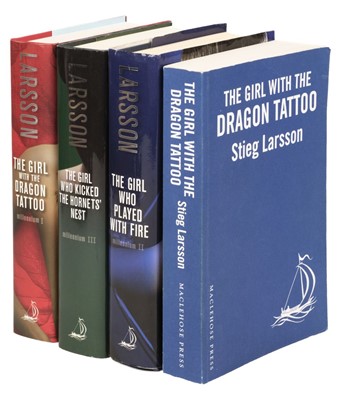 Lot 662 - Larsson (Steig). The Girl With The Dragon Tattoo, uncorrected proof copy, 2008