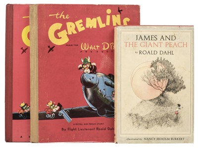 Lot 606 - Dahl (Roald). James and the Giant Peach, 1st edition, 2nd issue, New York: Knopf, 1961