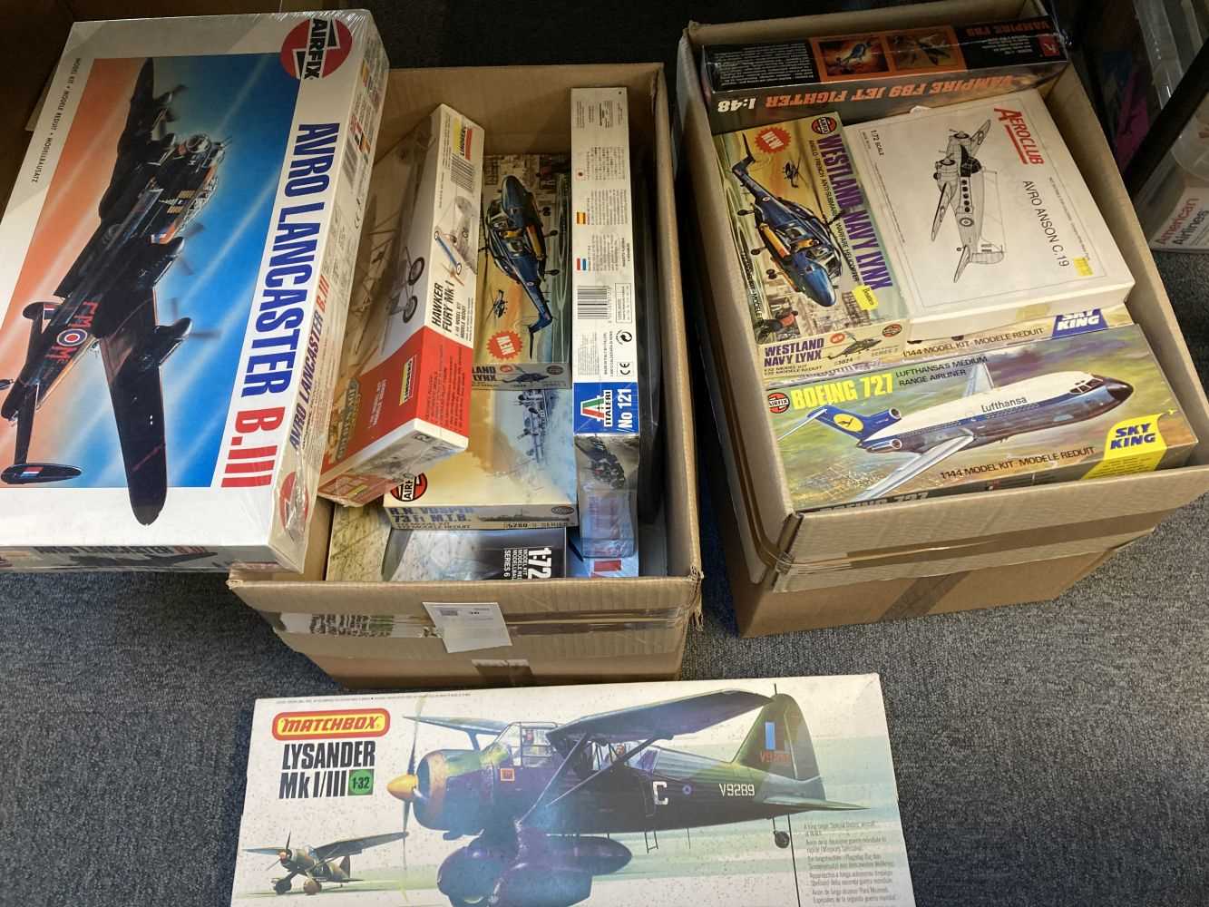Lot 36 - Aircraft Model Kits. A collection of 30 model