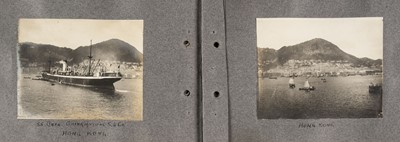 Lot 22 - Canada, Japan & Hong Kong. A small photograph album compiled by a Canadian, c. 1900