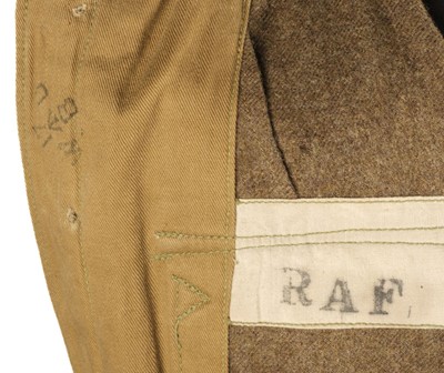 Lot 172 - Royal Air Force. A WWI RAF tunic belonging to a Military Medal recipient