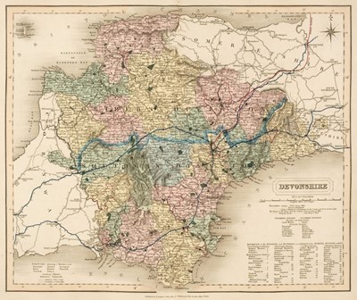Lot 174 - Walker (J. & C.). British Atlas, Comprising separate Maps of every County in England.., circa 1842