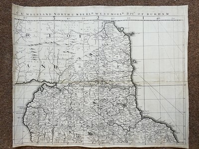 Lot 118 - England & Wales. Browne (C.), Untitled map of the Kingdom of England, circa 1720