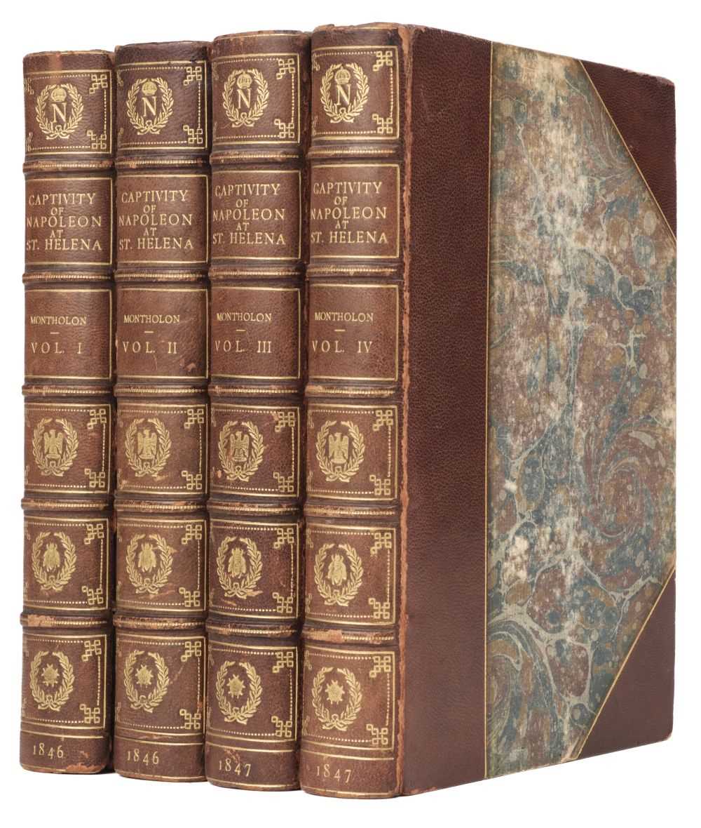 Lot 269 - Montholon (Charles Tristan). History of the Captivity of Napoleon at St Helena, 1st edition, 1846-47