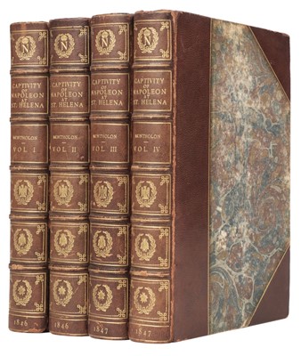 Lot 269 - Montholon (Charles Tristan). History of the Captivity of Napoleon at St Helena, 1st edition, 1846-47