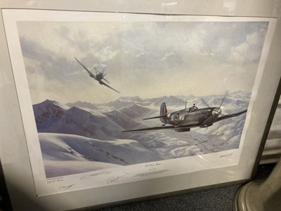 Lot 131 - Turner (Michael). Gulf Strike, colour print and one other print