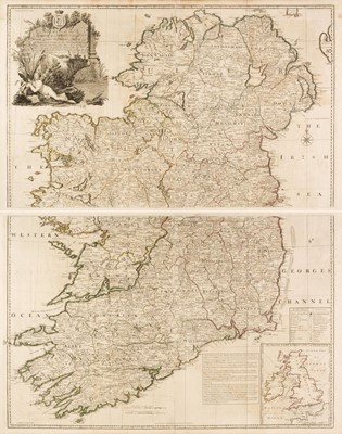 Lot 133 - Ireland. Rocque (John), A Map of the Kingdom of Ireland..., Robert Sayer, circa 1773