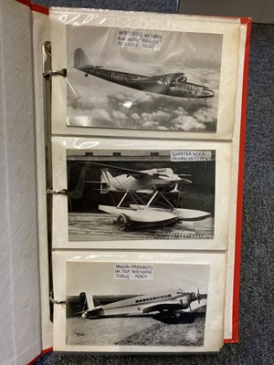 Lot 42 - Aviation Postcards. A well-presented collection of 234 mostly real photo postcards
