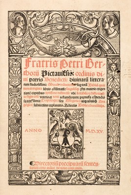 Lot 214 - Bersuire (Pierre). Morale reductoriu[m] super tota[m] Biblia[m], 1515
