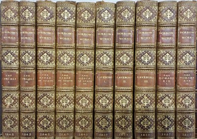 Lot 407 - George Borrow. A large collection of mixed edition works & books by George Borrow
