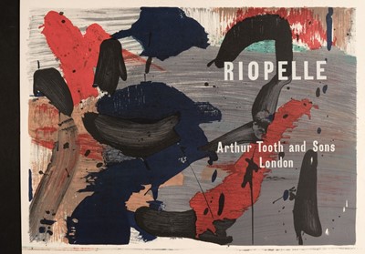 Lot 390 - Riopelle, Jean-Paul (1923–2002), Lithograph Poster for Riopelle Exhibition at Arthur Tooth 1959