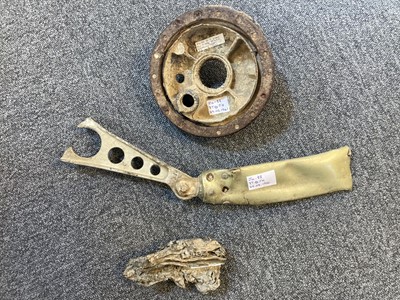 Lot 86 - Luftwaffe Relics. Believed recovered from Ju88 7T+JH of 3/KG606 shot down on 29 May 1941