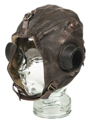 Lot 193 - Flying Helmet. Three WWII RAF C type flying helmets