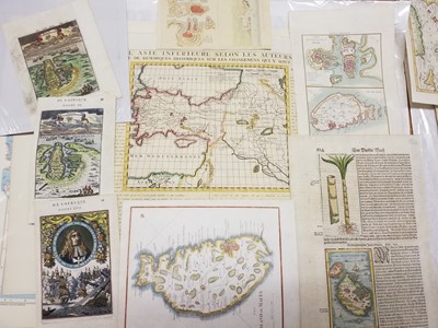 Lot 128 - Europe and Mediterranean Islands. A collection of 25 maps, 16th - 20th century