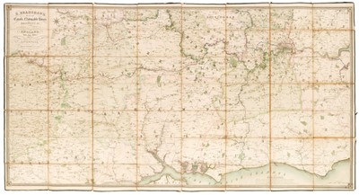 Lot 107 - Canal Map. Bradshaw (G.), Map of the Canals, Navigable Rivers, Railways, &c...., circa 1830