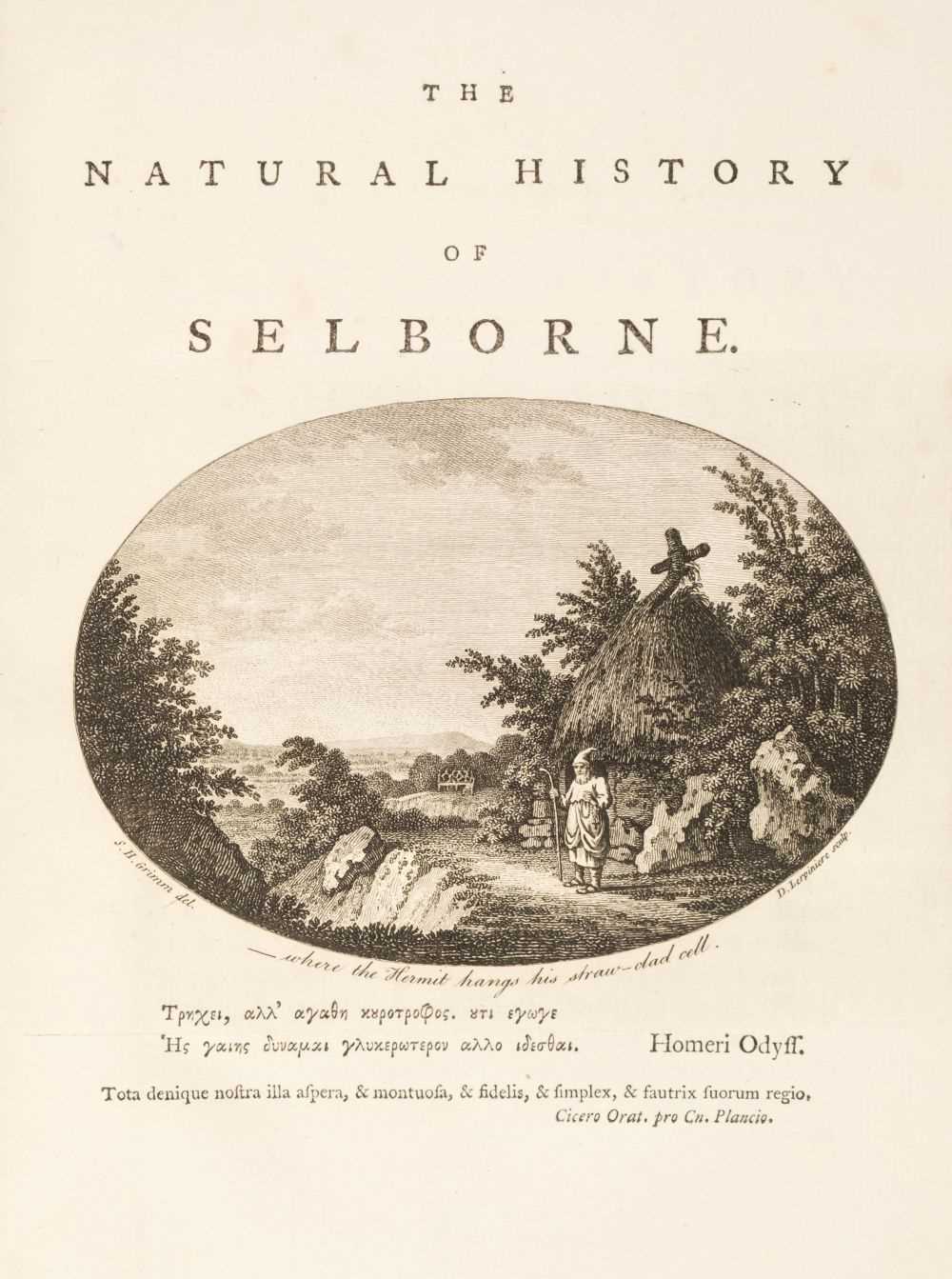 Lot 65 - White (Gilbert). The Natural History of Selborne, 1st edition, 1789