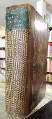 Lot 421 - Bindings. A collection of approximately 125 volumes of 19th-century leather bound books & literature