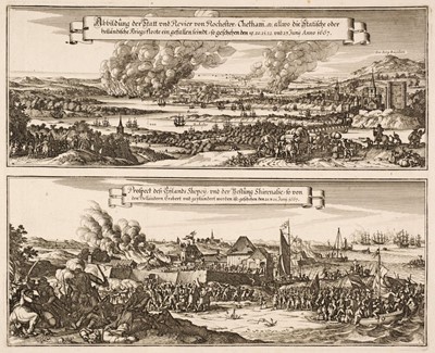 Lot 146 - Merian (Matthaus the younger). Abbildung der Statt und Rivier von Rochester..., circa 1680