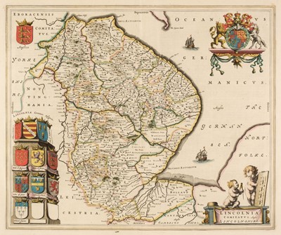 Lot 144 - Maps. A collection of approximately 105 maps, 17th - 19th century