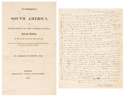 Lot 41 - Waterton (Charles). Wanderings in South America, 1825