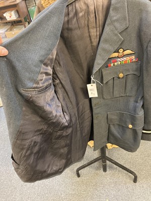 Lot 159 - RAF Tunic. A WWII RAF tunic worn by an Air Commodore, DSO, DFC, AFC, MID