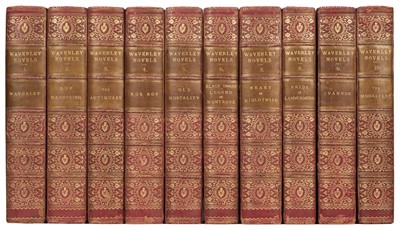 Lot 382 - Scott (Walter). Waverley Novels, 25 volumes, 1900