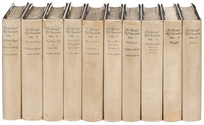 Lot 384 - Stevenson (Robert Louis). Works, 26 volumes, 1922