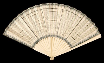 Lot 356 - Historical fan. England since the Conquest, 1793