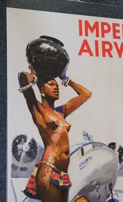 Lot 121 - Imperial Airways. An original 1930s Imperial Airways colour poster by Albert Brenet (1903-2005)