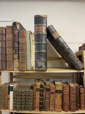 Lot 364 - Antiquarian. A large collection of 18th & 19th-century theology & antiquarian books