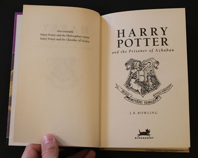 Lot 680 - Rowling (J.K.) Harry Potter and the Prisoner of Azkaban, 1st edition, 1999