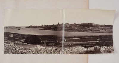 Lot 127 - Malta. A group of approximately 50 photographs of Malta, 1860s/1870s, albumen prints