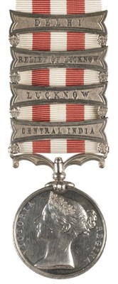 Lot 402 - Indian Mutiny 1857-58, 4 clasps (Store Lascar Luximon Rowjee.)