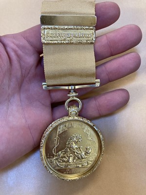 Lot 489 - Seringapatam Medal 1799. A fine silver-gilt example awarded to Senior Officer and Officials