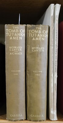 Lot 9 - Carter (Howard & A.C. Mace). The Tomb of Tut-ankh-amen, 2 volumes, 1926-27