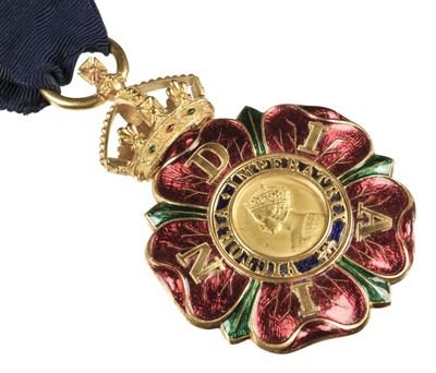 Lot 437 - The Most Eminent Order of the Indian Empire, CIE., Companion's 1st type breast badge (1878-87)