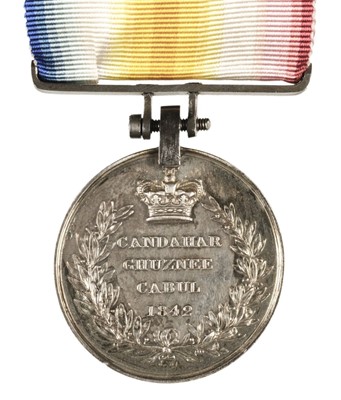 Lot 377 - Candahar, Ghuznee, Cabul Medal 1842 (Private John Regan H.M. 40th  Regt)