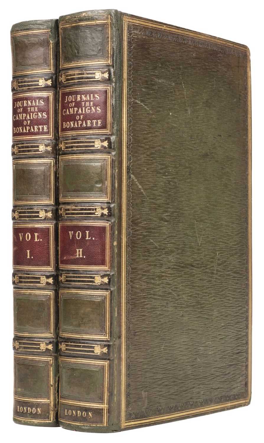 Lot 312 - Napoleon. Original Journals of the Eighteen campaigns of Napoleon Bonaparte, 2 volumes, (1817)