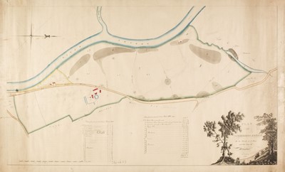 Lot 126 - Estate Plan. Young (G.), Plan of Timberdine Estate..., near the City of Worcester, 1791