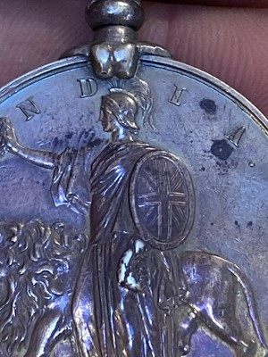Lot 400 - Indian Mutiny 1857-58, 1 clasp, Defence of Lucknow (Corp. John . Purtill, 32nd Ft.)